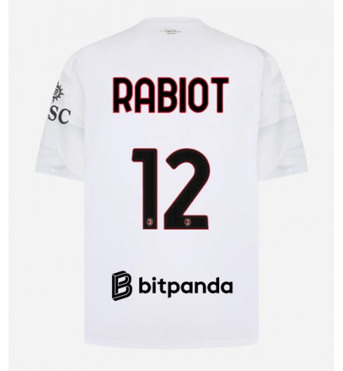 AC Milan Adrien Rabiot #12 Bortedrakt 2026-27 Korte ermer AC Milan Adrien Rabiot #12 Bortedrakt 2026-27 Korte ermer